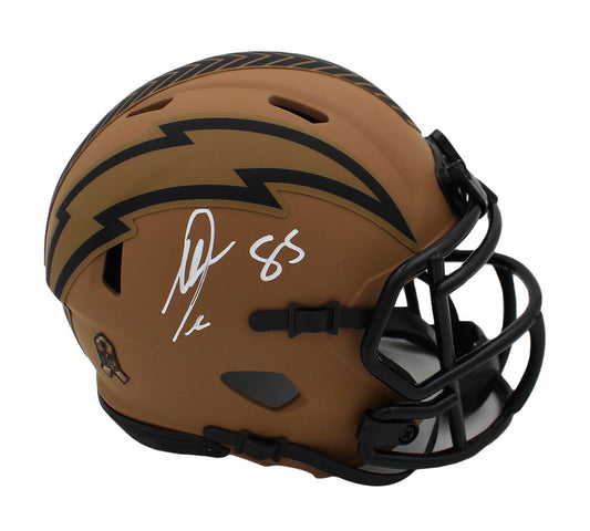 Antonio Gates Autographed Salute To Service Mini Helmet