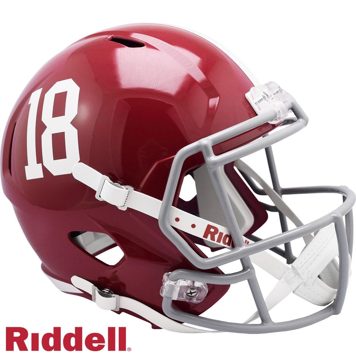 Alabama #18 Crimson Tide Primary Speed F/S Replica Football Helmet