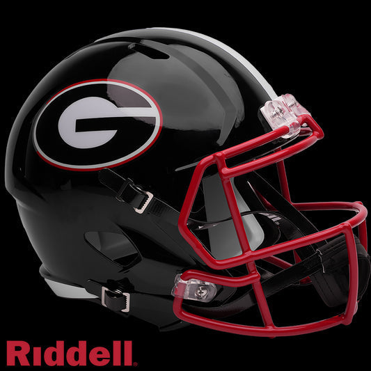 Georgia Bulldogs "Black" Speed F/S Replica Football Helmet