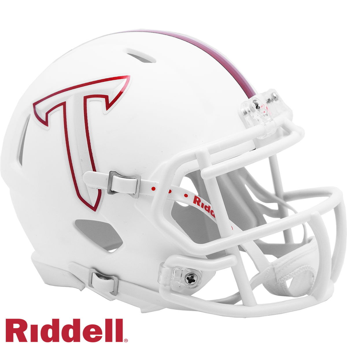 Troy University Primary Speed Mini Football Helmet