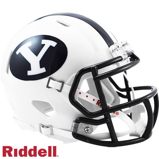BYU Cougars Speed White/RoyalBlue Mini Football Helmet