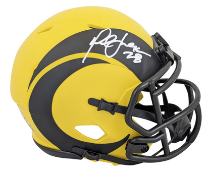 Marshall Faulk Signed Rams Rave Mini Helmet - Beckett