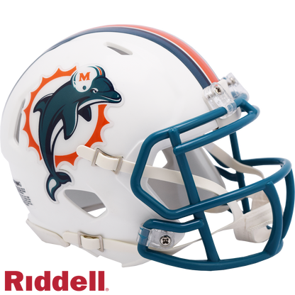 Miami Dolphins T/B(97-12) Speed Mini Football Helmet