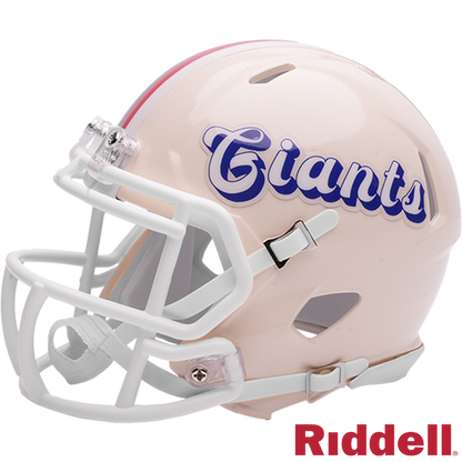 New York Giants Retro Speed Mini Football Helmet