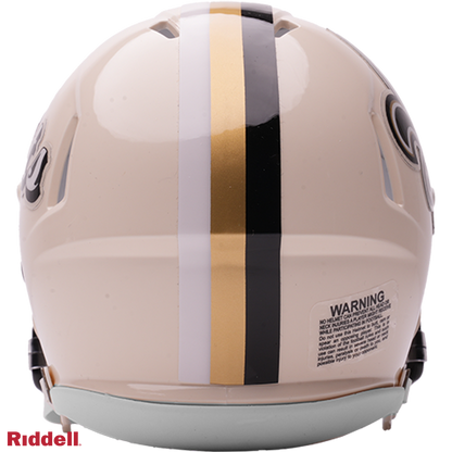 New Orleans Saints Retro Speed Mini Football Helmet