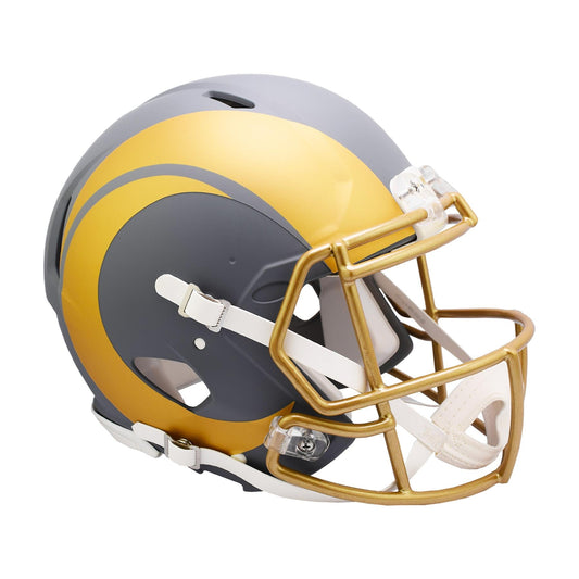 Los Angeles Rams SLATE Full Size Authentic Football Helmet NFL