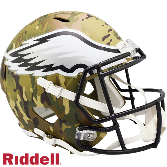 Philadelphia Eagles Camo Speed F/S Replica Football Helmet