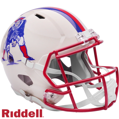 New England Patriots Retro Speed F/S Replica Football Helmet