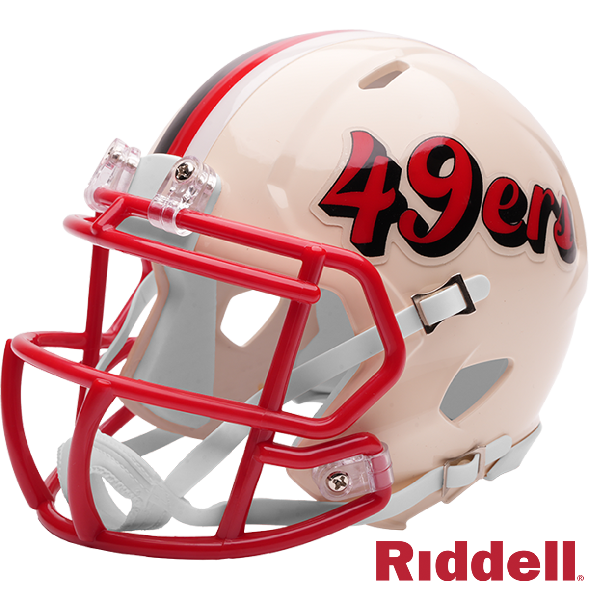 San Francisco 49ers Retro Speed Mini Football Helmet