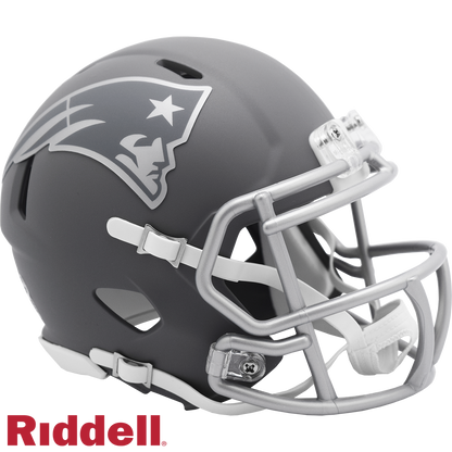 New England Patriots Slate Speed Mini Football Helmet