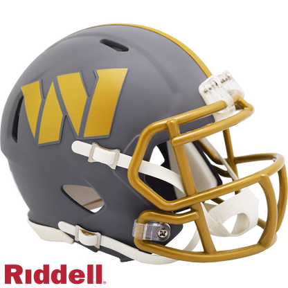 Washington Commanders Slate Speed Mini Football Helmet