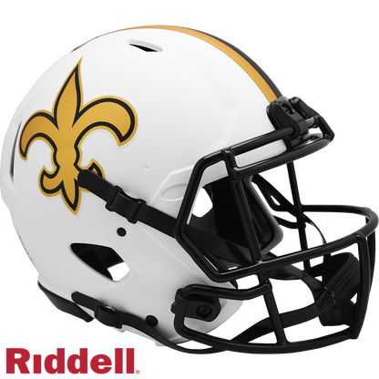 New Orleans Saints Lunar Speed F/S Authentic Football Helmet