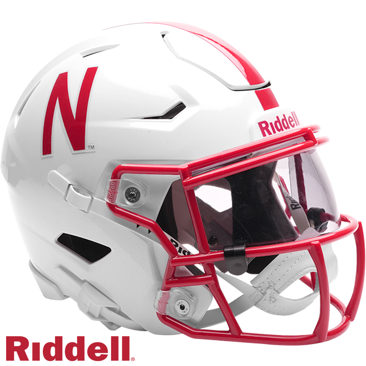 Nebraska Cornhuskers Primary Midi SpeedFlex Football Helmet