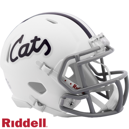 Kansas State (Wildcats) Flat White Mini Replica Football Helmet # 8056337
