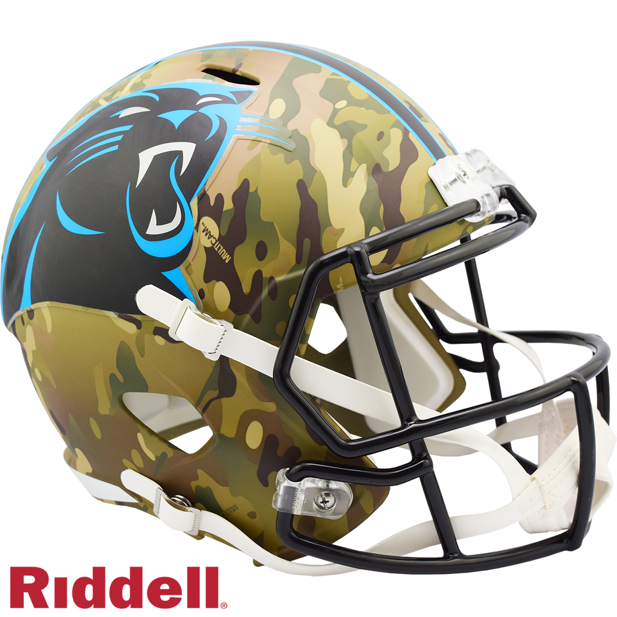 Carolina Panthers Camo Speed F/S Replica Football Helmet