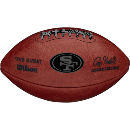 San Francisco 49ers Metallic Duke Football
