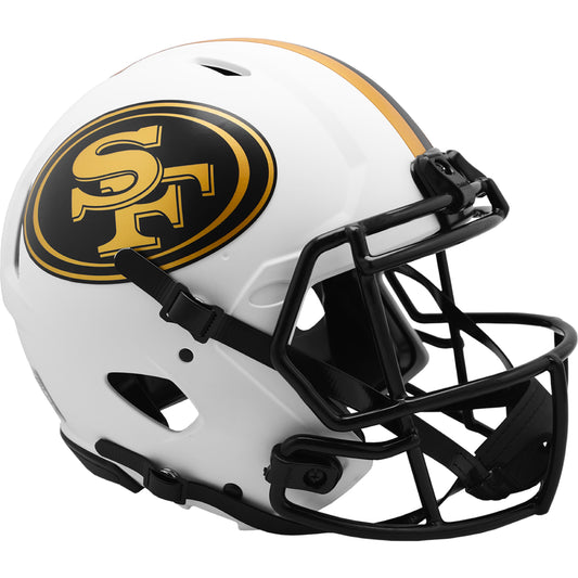 San Francisco 49ers LUNAR Full Size Replica Football Helmet NFL