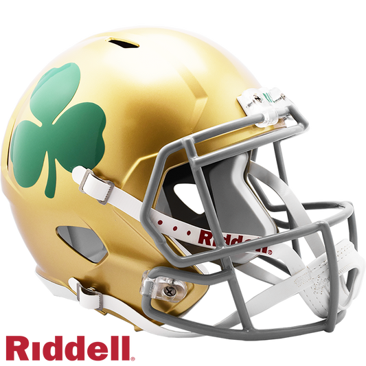 Notre Dame Fighting Irish  Shamrock Speed F/S Replica Football Helmet