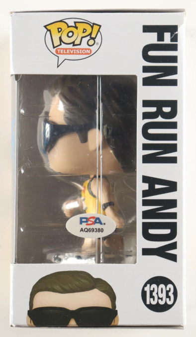 Ed Helms Signed "The Office" #1393 Fun Run Andy Funko Pop! -  PSA