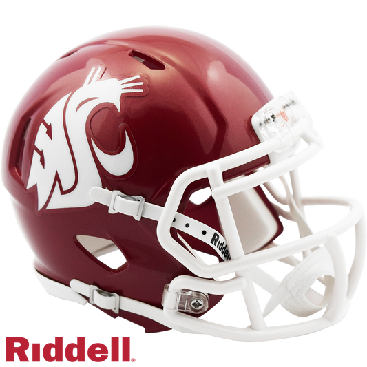 Washington State Cougars Primary Speed Mini Football Helmet