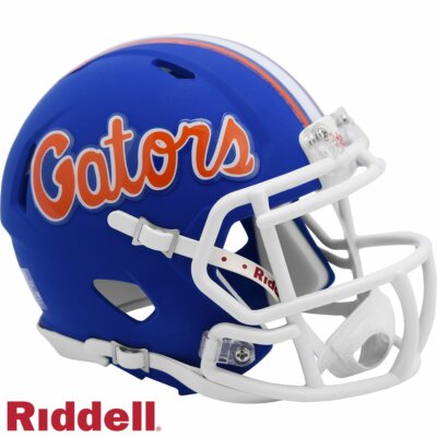 Florida Gators Matte Blue Mini Football Helmet-#8057401
