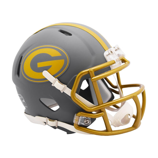 Green Bay Packers SLATE Mini Football Helmet NFL