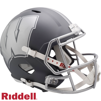 Wisconsin Slate F/S Replica Football Helmet