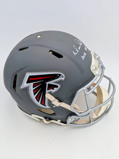 Matt Ryan Signed 2016 MVP Falcons Custom F/S Authentic Helmet - Beckett