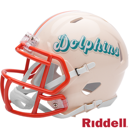 Miami Dolphins Retro Speed Mini Football Helmet