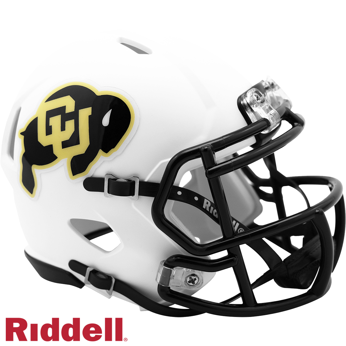 Colorado Buffaloes White Mini Football Helmet