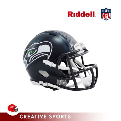 Seattle Seahawks Primary Speed Mini Football Helmet