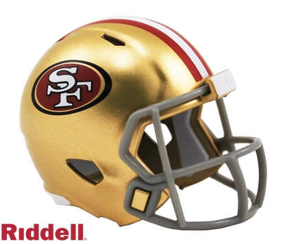 San Francisco 49ers Speed Pocket Pro Football Helmet