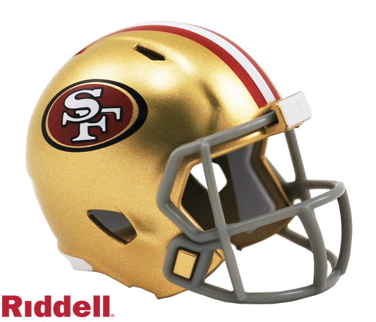 San Francisco 49ers Speed Pocket Pro Football Helmet
