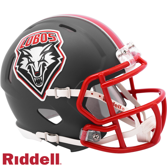 New Mexico Lobos Matte Gray  Mini Football Helmet #8054146