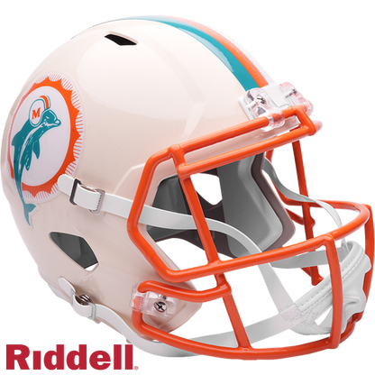 Miami Dolphins Retro Speed F/S Replica Football Helmet
