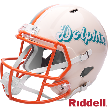 Miami Dolphins Retro Speed F/S Replica Football Helmet