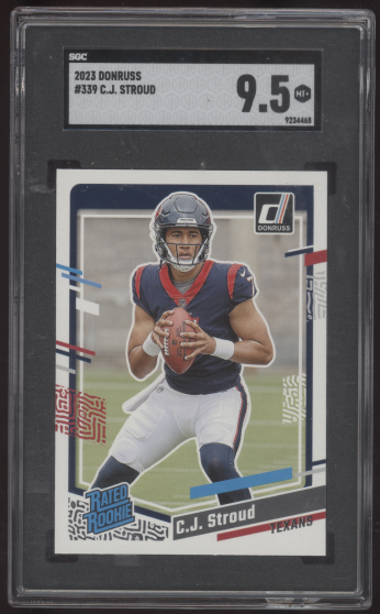 2023 Donruss C.J. Stroud Rated Rookie #339 SGC 9.5 MT+