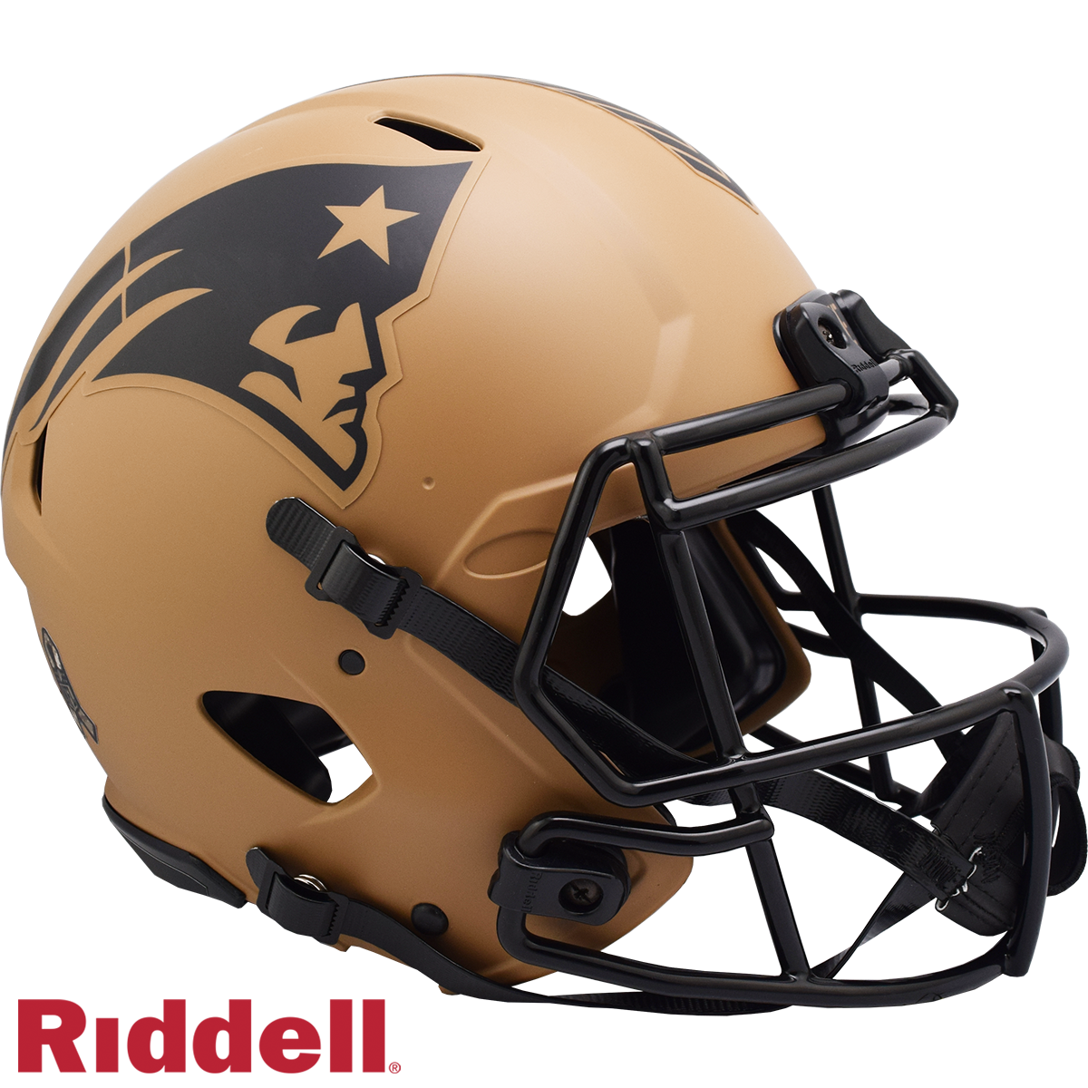 New England Patriots 2023 Salute to Service Riddell Speed Authentic Football Helmet