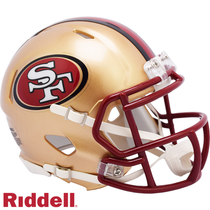 San Francisco 49ers T/B(96-08) Speed Mini Football Helmet