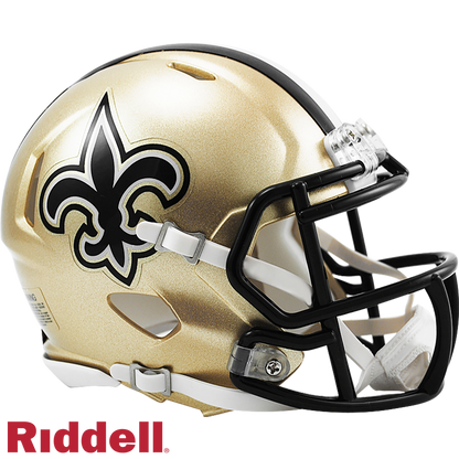 New Orleans Saints Primary Speed Mini Football Helmet