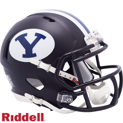 BYU Cougars Navy Mini Football Helmet #8057416