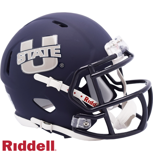 Utah State Primary Speed Mini Football Helmet