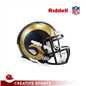 Los Angeles Rams T/B(00-16) Speed Mini Football Helmet