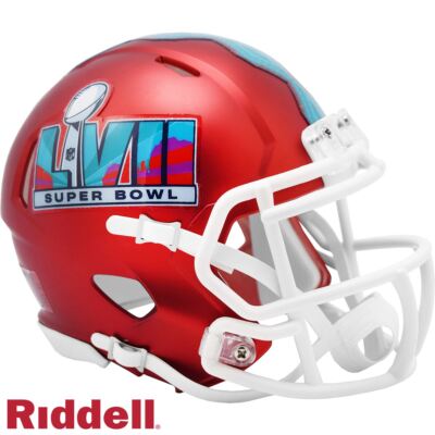 Super Bowl 57 Riddell Speed Mini Football Helmet