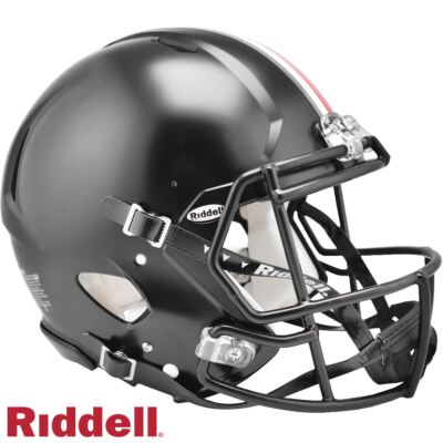 Ohio State Buckeyes Black F/S Authentic Football Helmet