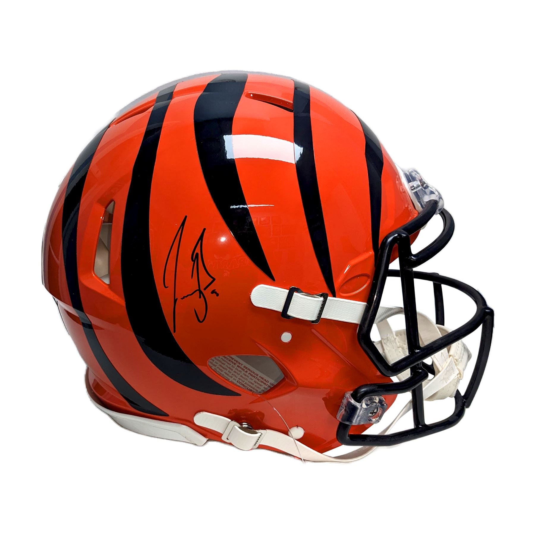 Joe Burrow Autographed Bengals Full-Size Authentic Helmet - FAN - ML Sports  Enterprises