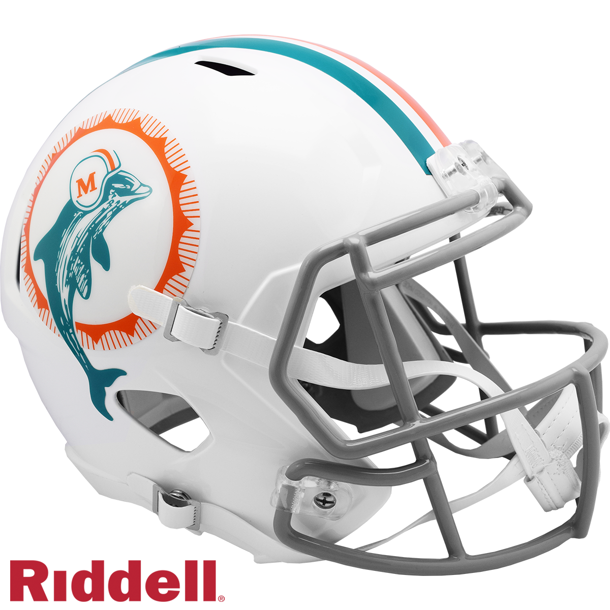 Miami Dolphins Tribute Speed F/S Replica Football Helmet