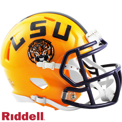 LSU Tigers Primary Speed Mini Football Helmet