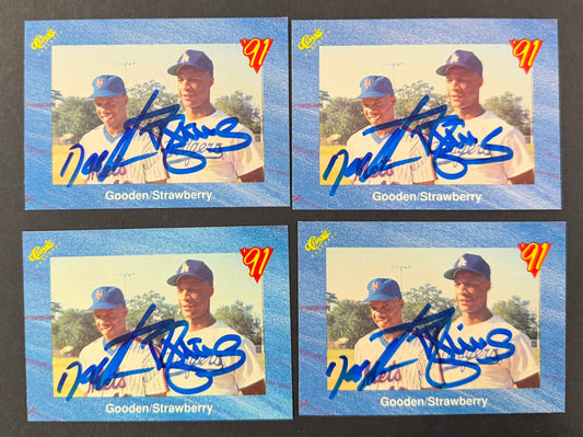 Darryl Strawberry and Doc Gooden Signed Dual ‘91 Classic