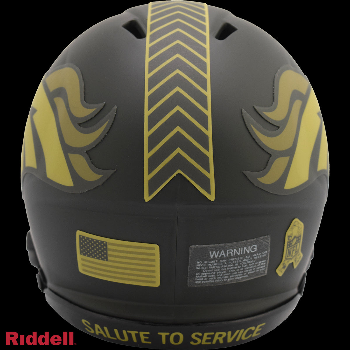Denver Broncos NFL Riddell Salute To Service 2025 Mini Helmet